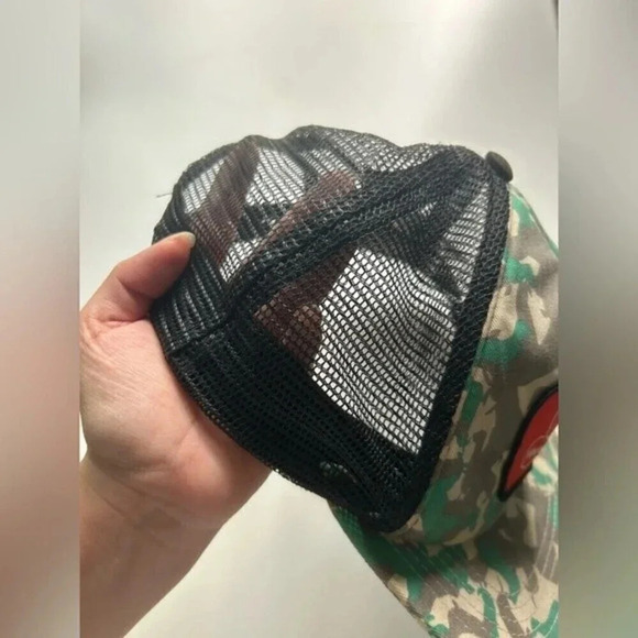 Wienerschnitzel Trucker Hat Wiener schnitzel Camo Vintage y2k Hat - Picture 5 of 8